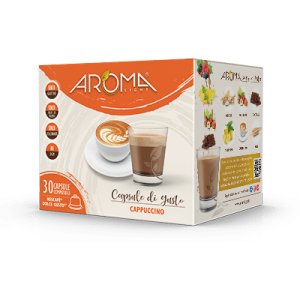 Aroma Light Cappuccino – Capsule Compatibili Dolce Gusto | Cremoso, Schiumoso e Leggero