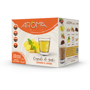 Aroma Light Zenzero e Limone – Capsule Compatibili Dolce Gusto | Fresca, Agrumata e Dissetante