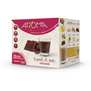 Aroma Light Cioccolato Capsule Compatibili Nespresso | Goloso, Cremoso e Senza Glutine