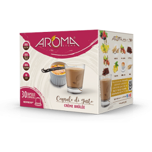 Aroma Light Crème Brûlée Capsule Compatibili Nespresso | Goloso, Cremoso e Senza Glutine