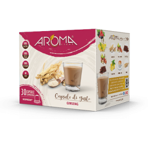 Aroma Light Ginseng Capsule Compatibili Nespresso | Energizzante, Cremoso e Senza Glutine