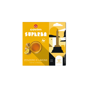 Confezione da 12 capsule Covim Superba Zenzero e Limone