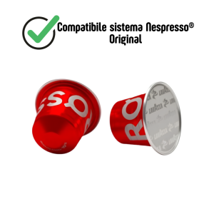 Capsula Lavazza Qualità Rossa in alluminio compatibile Nespresso